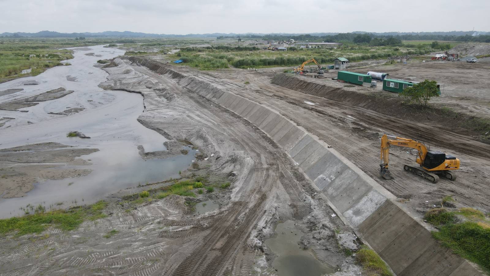 DPWH Rehab Of Existing Dike Along ODonnell River Nears Completion