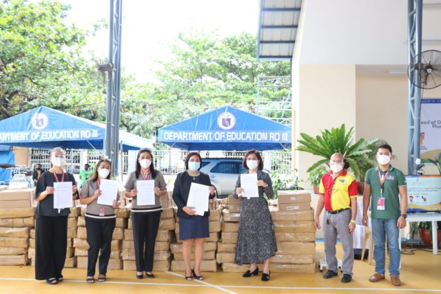 DepEd 3 receives P8.8-million worth of tools from private sector