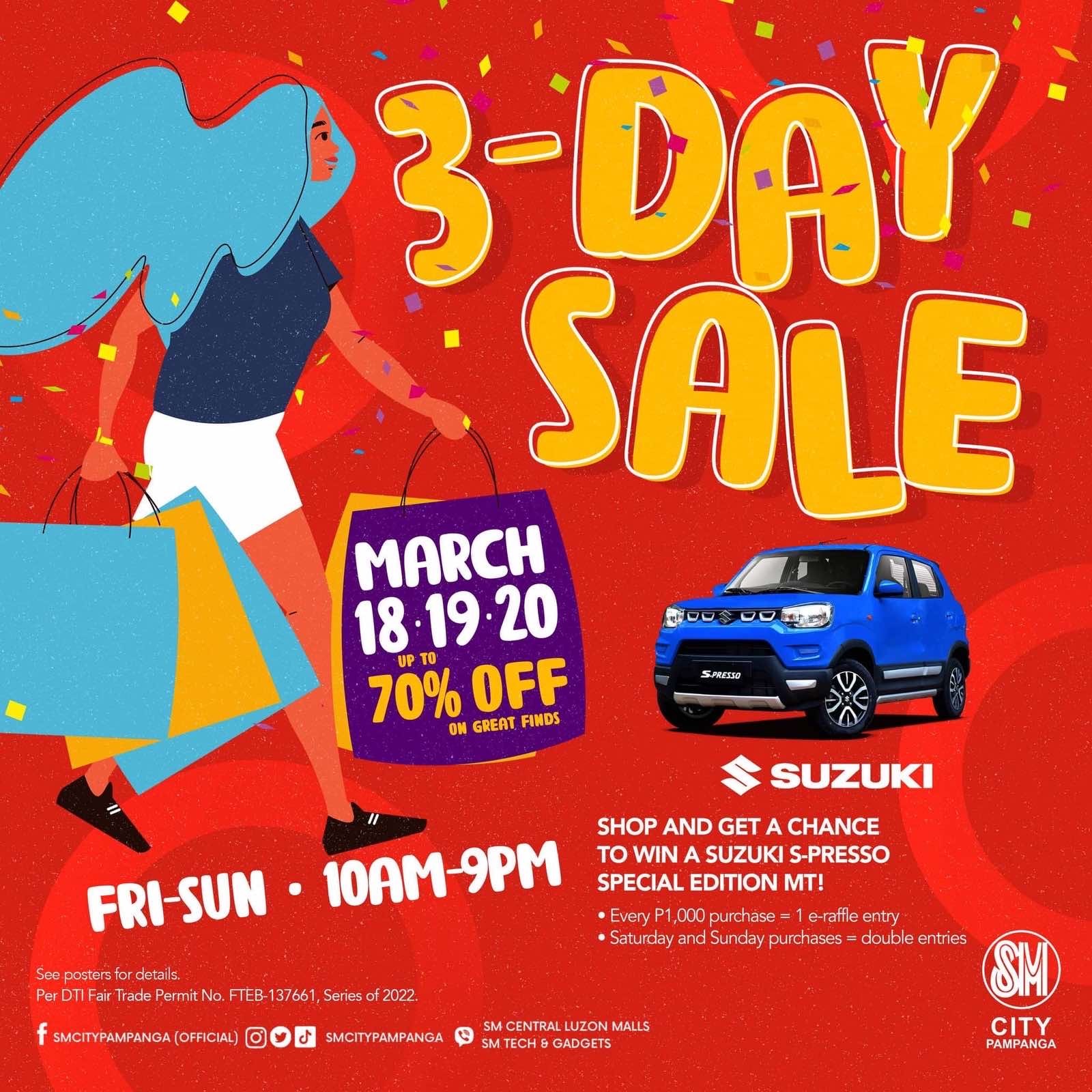 March On To SM Pampanga 3 Day Sale Punto Central Luzon