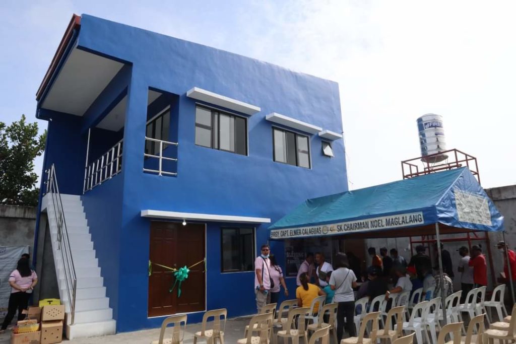 The newly built two-storey Farmers Training Center. Mabalacat CIO