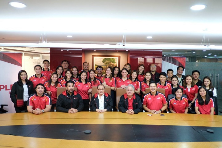 PLDT High Speed Hitters with PLDT Chairman Manuel V. Pangilinan & PLDT Senior Vice-President and Head of Consumer Business Home