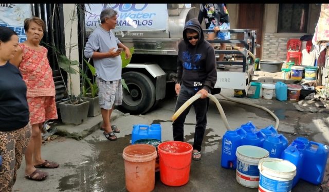 Barangay nirarasyunan na lang ng tubig