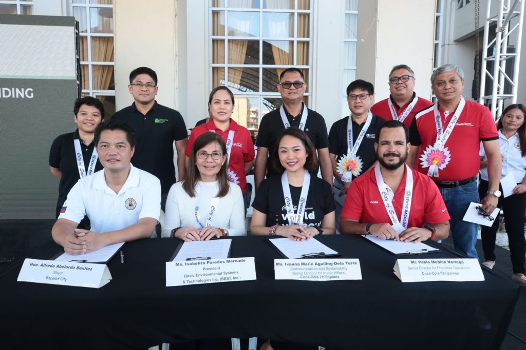 Bacolod City Government, Coca-Cola Philippines, and BEST sign agreement on Tindahan Extra Mile