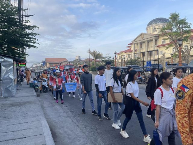 Barangay Fire Olympics isinagawa sa Samal