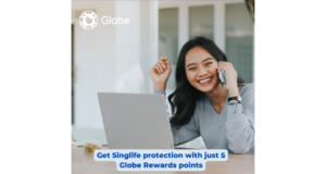 Get Singlife protection with just 5 Globe Rewards points