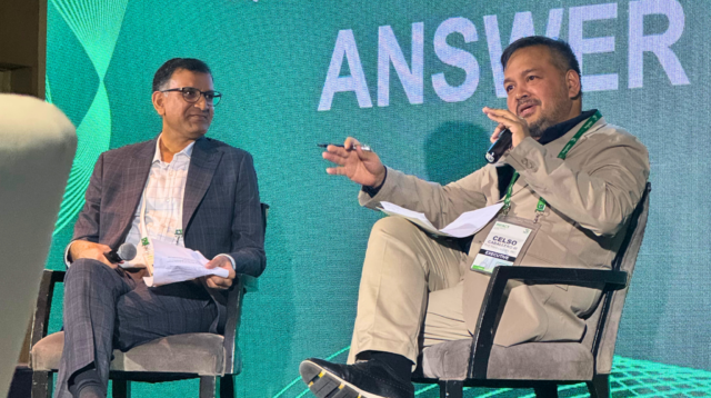 Abotiz Power Celso Caballero III (right) with Sceneider Electric Kishore Natarajan