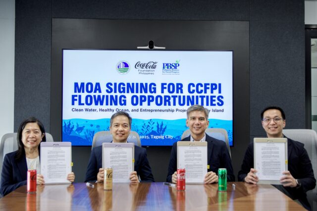 Coca-Cola, DENR, PBSP executives