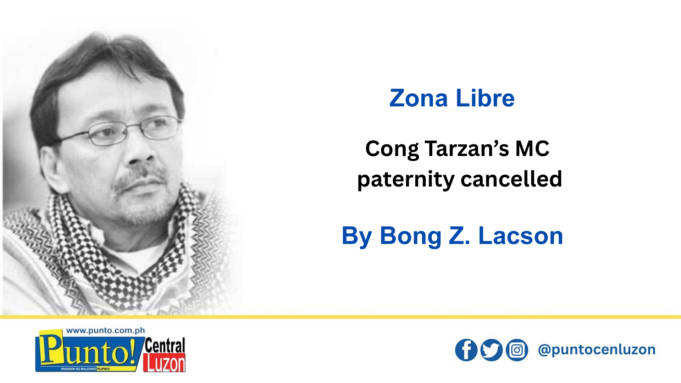Cong Tarzan s MC paternity cancelled Punto Central Luzon