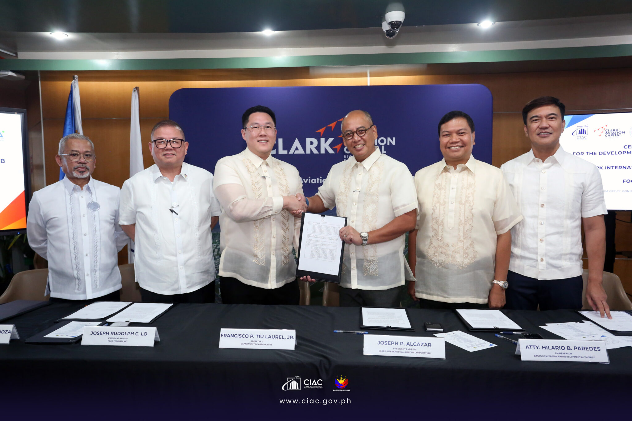 Joseph Rudolph CIAC, FTI seal partnership for dev’t of Clark National Food Hub , Punto ...