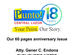 Our 60 pages anniversary issue.