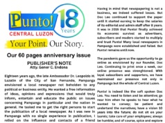 Our 60 pages anniversary issue.