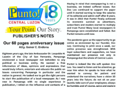 Our 60 pages anniversary issue.