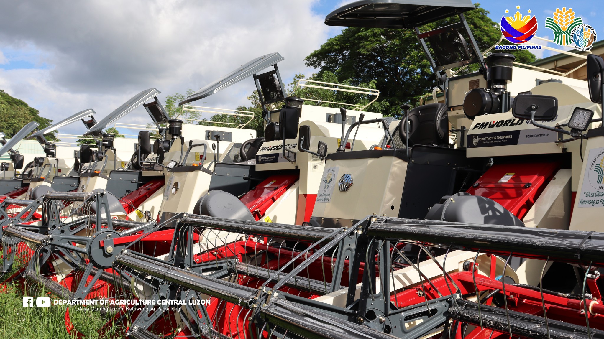 P35.7-M farm machinery distributed to Central Luzon farmers’ coops