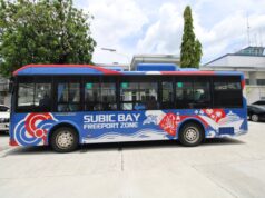 SBMA pilots e-buses in Subic Freeport