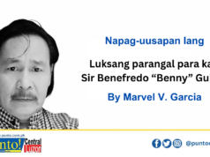 Luksang parangal para kay Sir Benefredo “Benny” Guintu