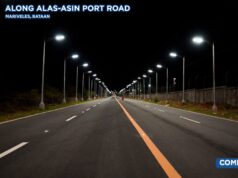 DPWH completes solar street light project on major Bataan roads